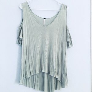 Free-People Cold Shoulder Shirt